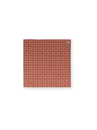 PIP STUDIO | Set de 4 serviettes BLOOMING TALES 40x40 Bustani Rouge foncé