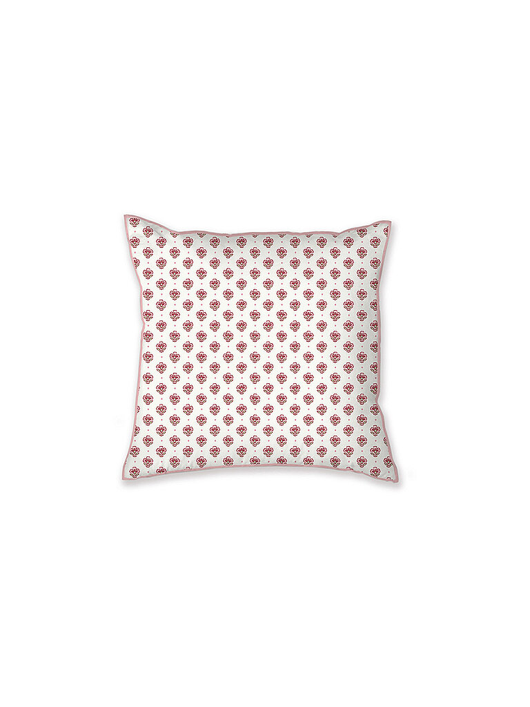 Coussin garni JAIPUR FLOWER 40x40cm rose clair rose