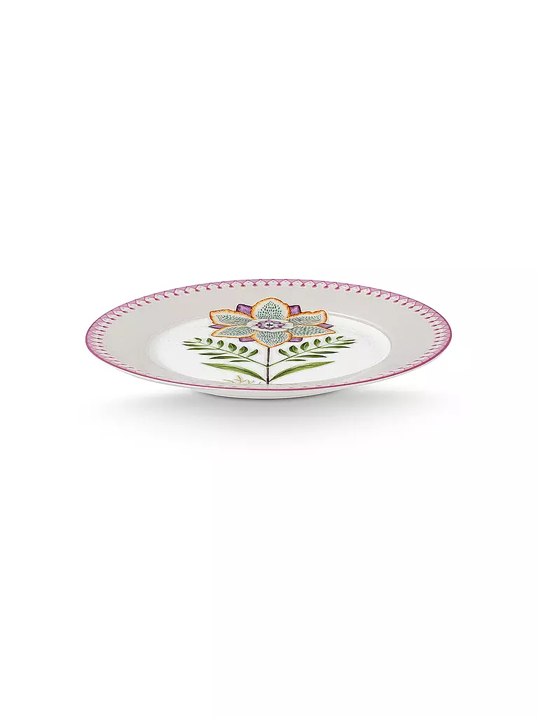 PIP STUDIO | Assiette à dessert petite LILY & LOTUS 21cm Blanc cassé | lila