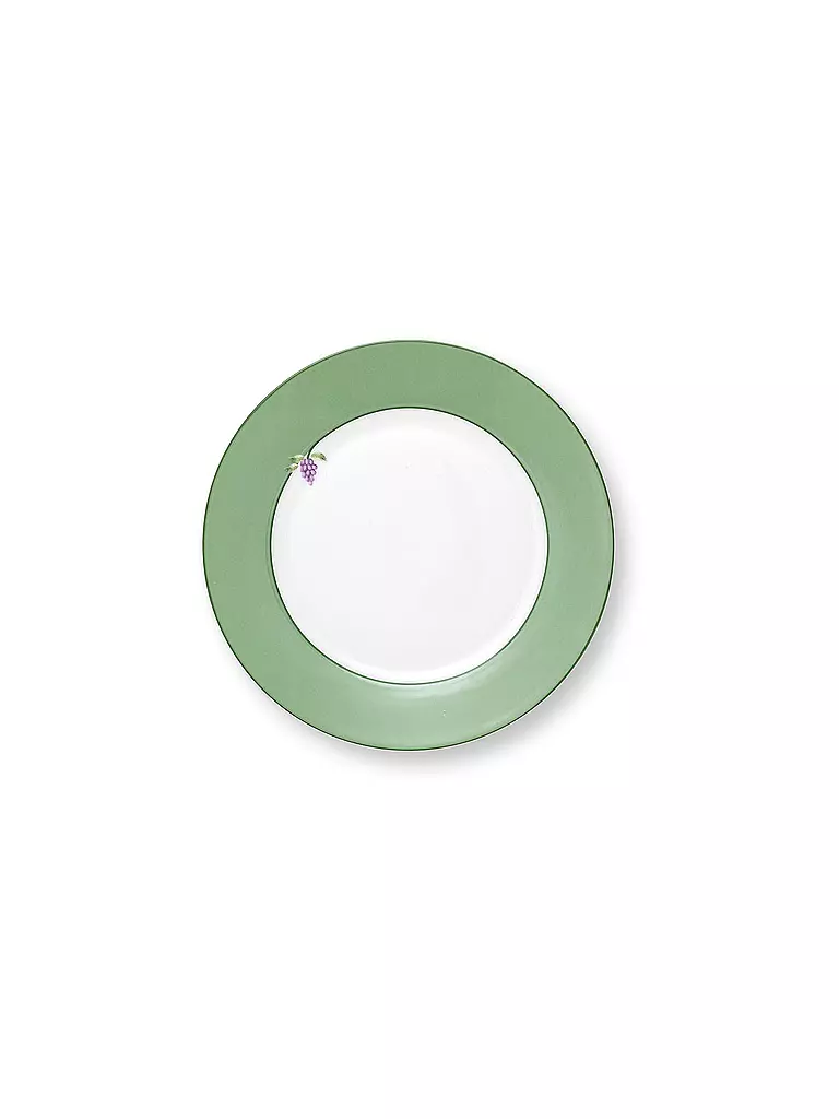 PIP STUDIO | Assiette à dessert petite LILY & LOTUS 21cm Uni Vert clair | hellgrün