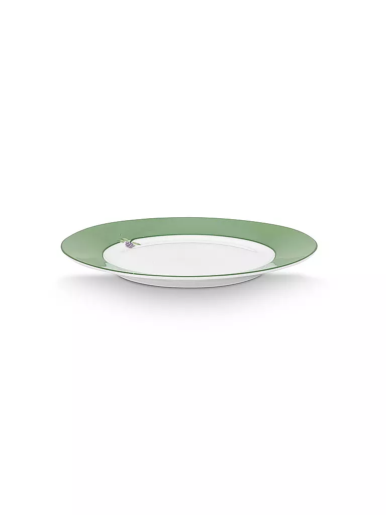 PIP STUDIO | Assiette à dessert petite LILY & LOTUS 21cm Uni Vert clair | 