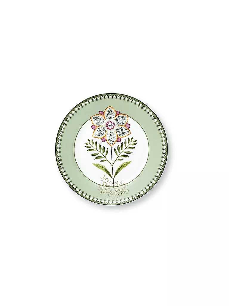 PIP STUDIO | Assiette à dessert petite LILY & LOTUS 21cm Vert clair | hellgrün