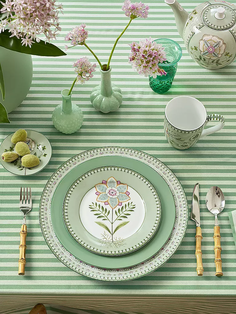 PIP STUDIO | Assiette à dessert petite LILY & LOTUS 21cm Vert clair | hellgrün