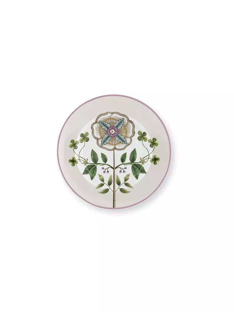 PIP STUDIO | Assiette à pain LILY & LOTUS 12cm Blanc cassé | lila