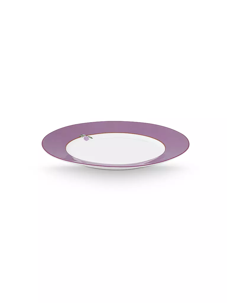 PIP STUDIO | Assiette à petit-déjeuner grande LILY & LOTUS 23cm Uni Lilas | lila