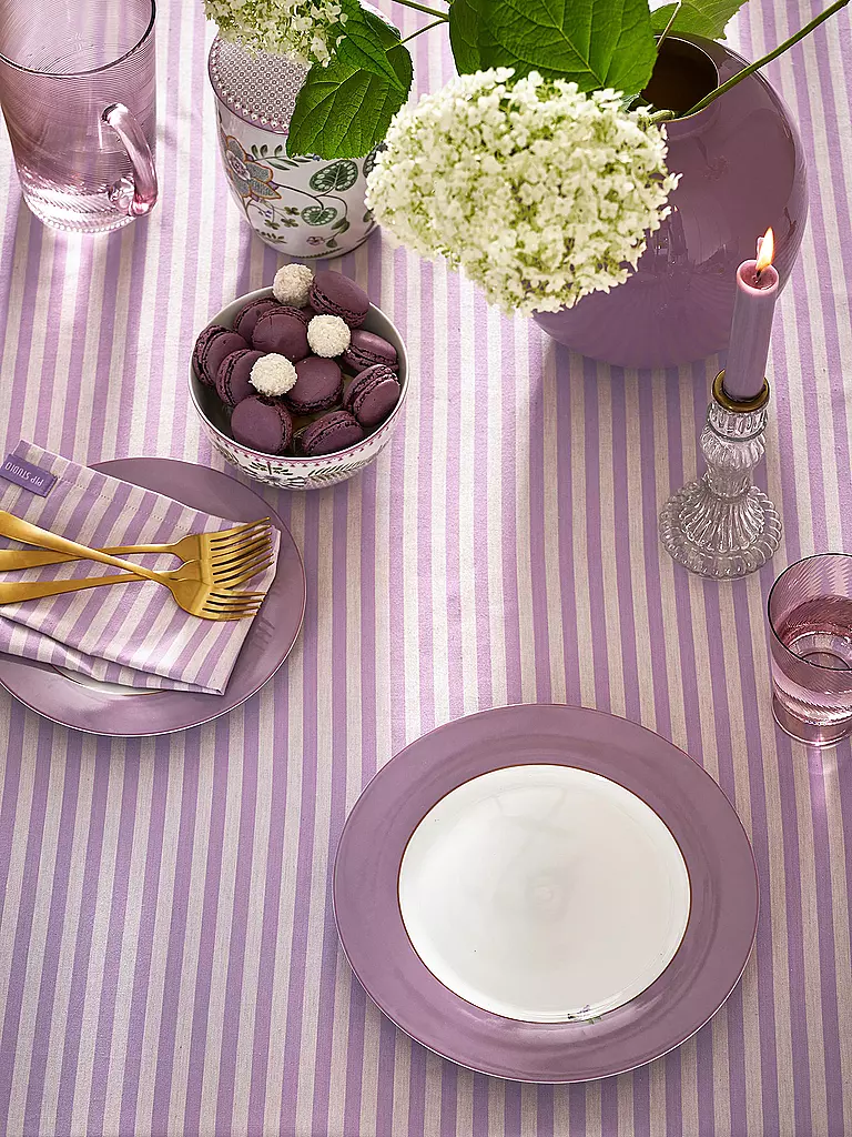 PIP STUDIO | Assiette à petit-déjeuner grande LILY & LOTUS 23cm Uni Lilas | 