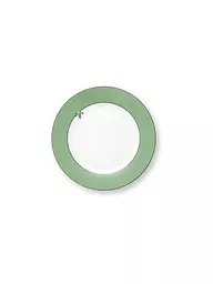 PIP STUDIO | Assiette à petit-déjeuner grande LILY & LOTUS 23cm Uni Lilas | Vert clair