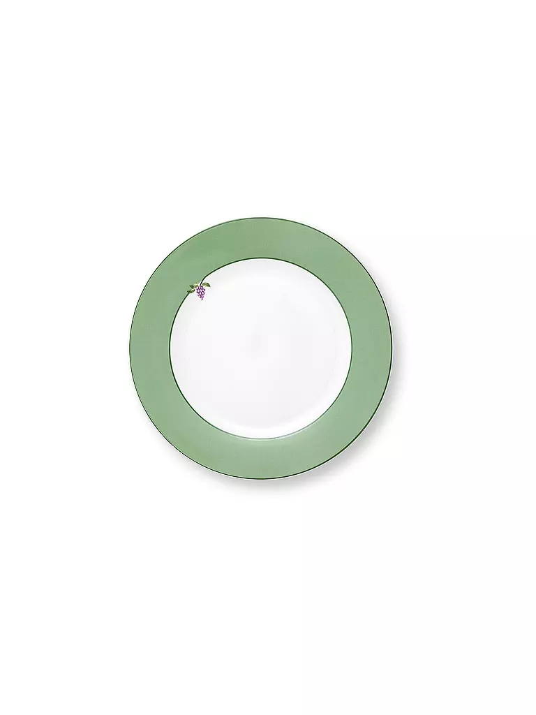 PIP STUDIO | Assiette à petit-déjeuner grande LILY & LOTUS 23cm Uni Vert clair | hellgrün