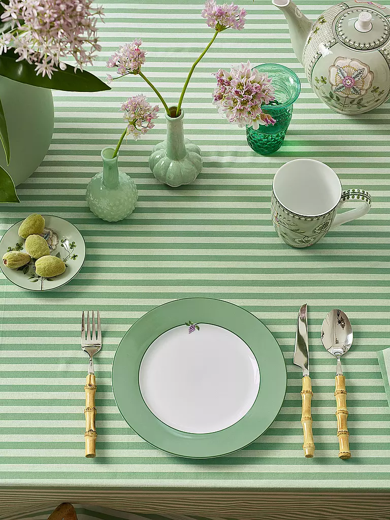 PIP STUDIO | Assiette à petit-déjeuner grande LILY & LOTUS 23cm Uni Vert clair | hellgrün