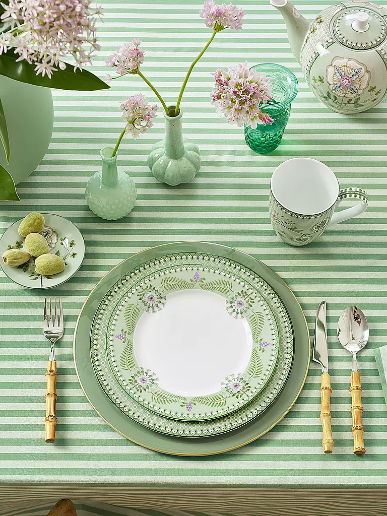 PIP STUDIO | Assiette à petit-déjeuner grande LILY & LOTUS 23cm Vert clair | hellgrün