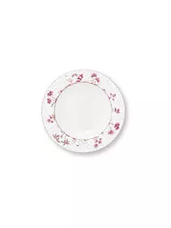 PIP STUDIO | Assiette à petit-déjeuner 23cm JOLIE Tulip Pink | Blanc