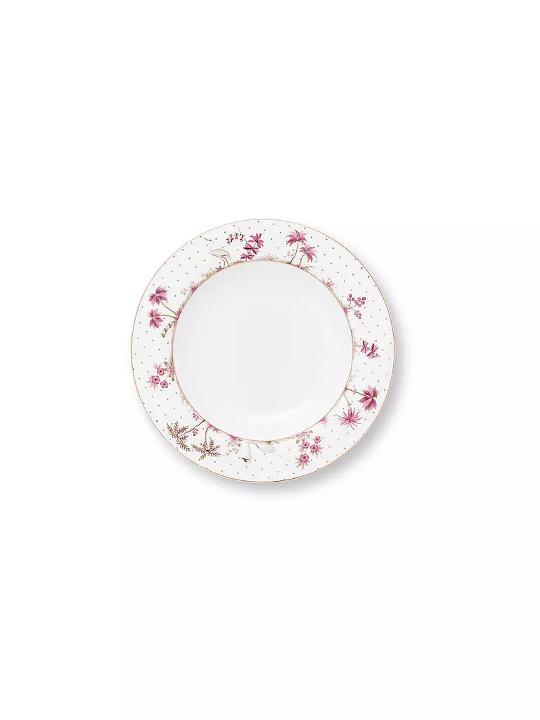 PIP STUDIO | Assiette à soupe 21,5cm JOLIE DOTS Or/Rose | weiss