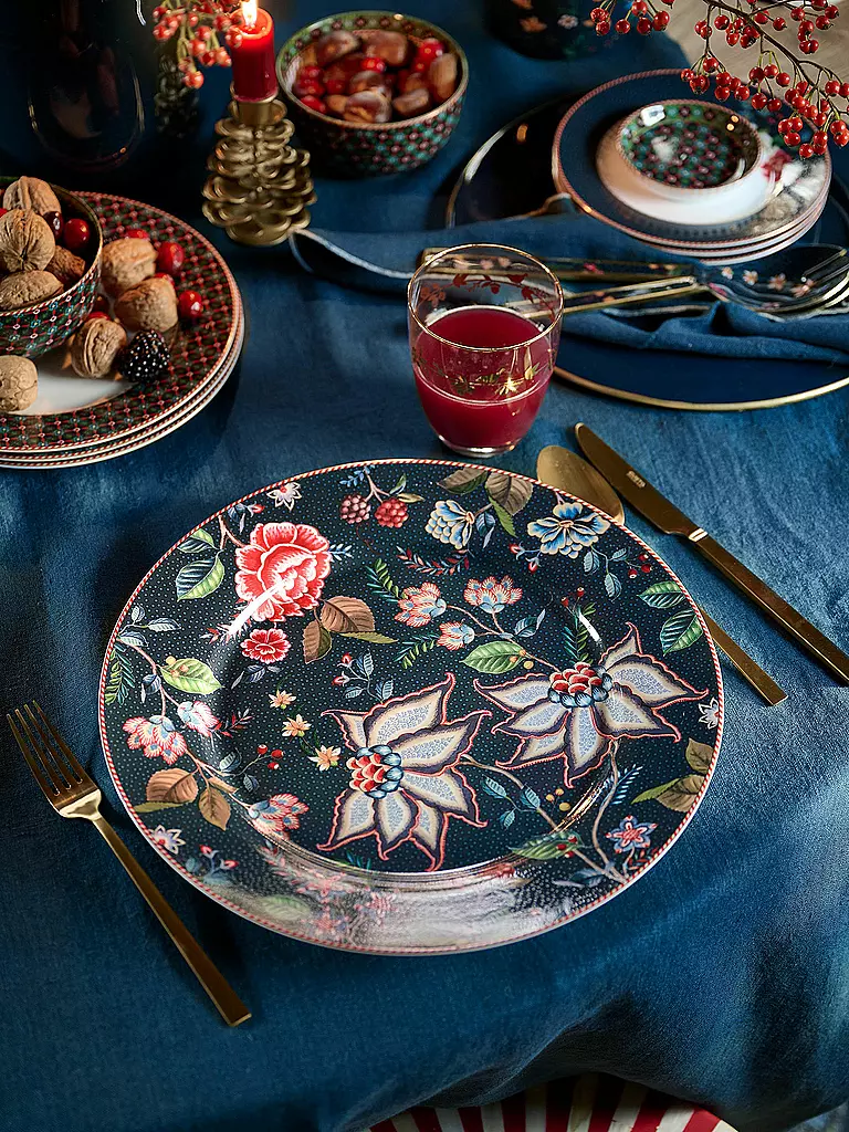 PIP STUDIO | Assiette de présentation BERRY BLUES 32cm Bleu | 