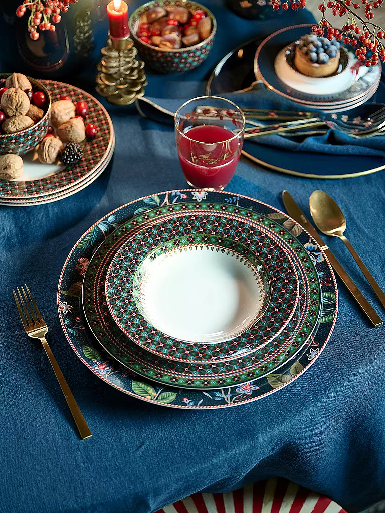 PIP STUDIO | Assiette de présentation BERRY BLUES 32cm Bleu | 