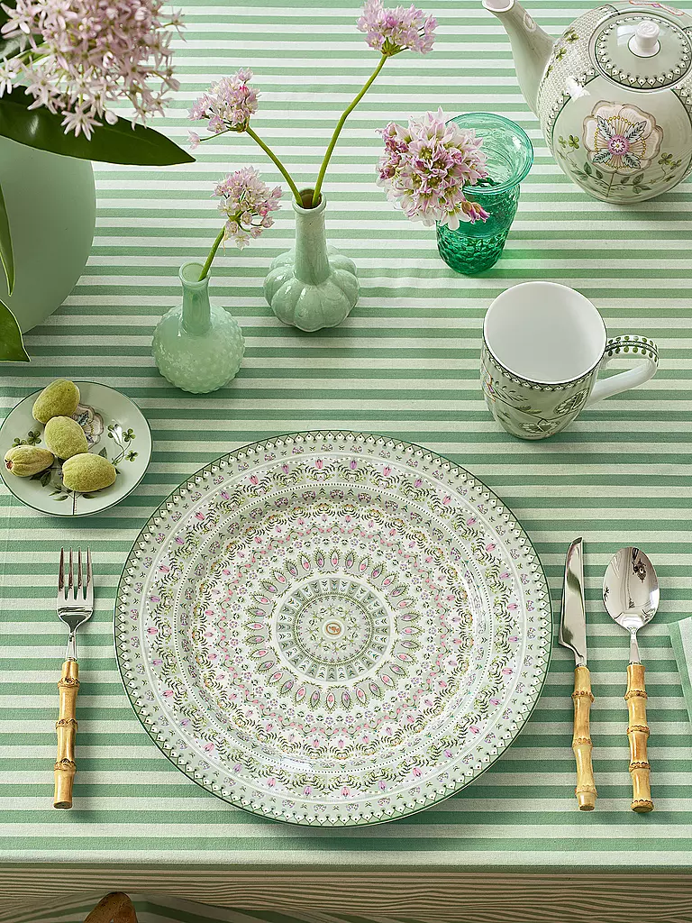 PIP STUDIO | Assiette de présentation LILY & LOTUS 32cm Delight Light G | Vert clair
