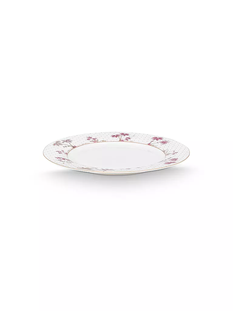 PIP STUDIO | Assiette plate 26,5cm JOLIE DOTS Or/Rose | 