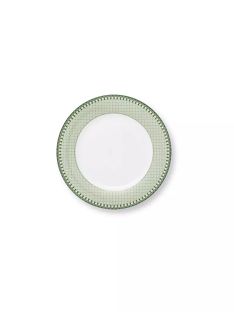 PIP STUDIO | Assiette plate LILY & LOTUS 26,5cm Tiles Light Gr | hellgrün