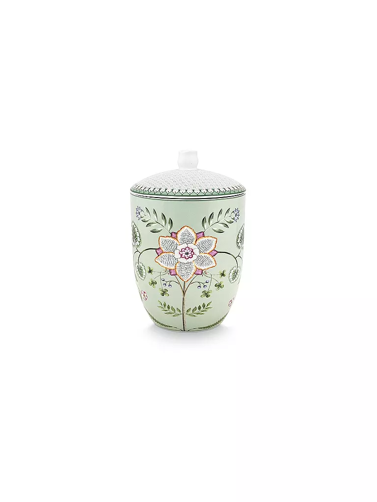 PIP STUDIO | Boîte avec couvercle LILY & LOTUS 1,5 l Vert clair | 