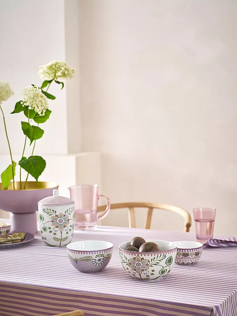PIP STUDIO | Bol LILY & LOTUS 18cm Blanc Cassé | lila