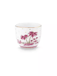 PIP STUDIO | Coquetier 5cm JOLIE DOTS Or/Rose | Blanc