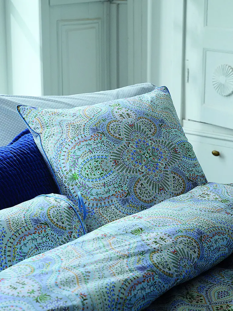 PIP STUDIO | Coussin garni MOON FLOWER 53x53cm Bleu clair | hellblau