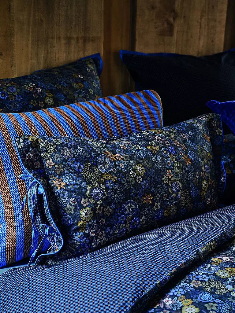 PIP STUDIO | Coussin garni TUTTI I FIORI 35x60cm Bleu foncé | Bleu foncé