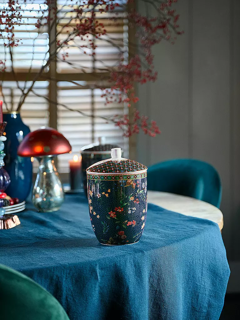 PIP STUDIO | Dose mit Deckel BERRY BLUES 1500ml Blue | Bleu foncé