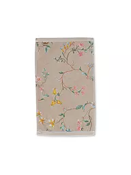PIP STUDIO | Serviette d'invité LES FLEURS 30x50cm Blanc | Marron clair