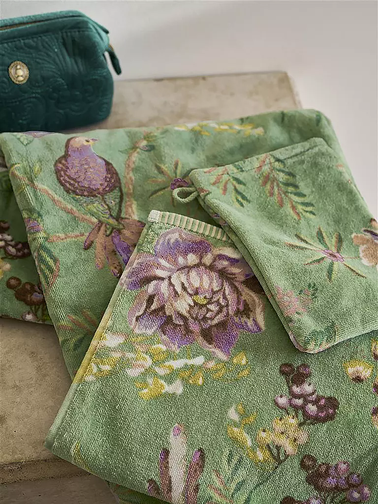 PIP STUDIO | Gant de toilette 16x22cm SECRET GARDEN Vert | 