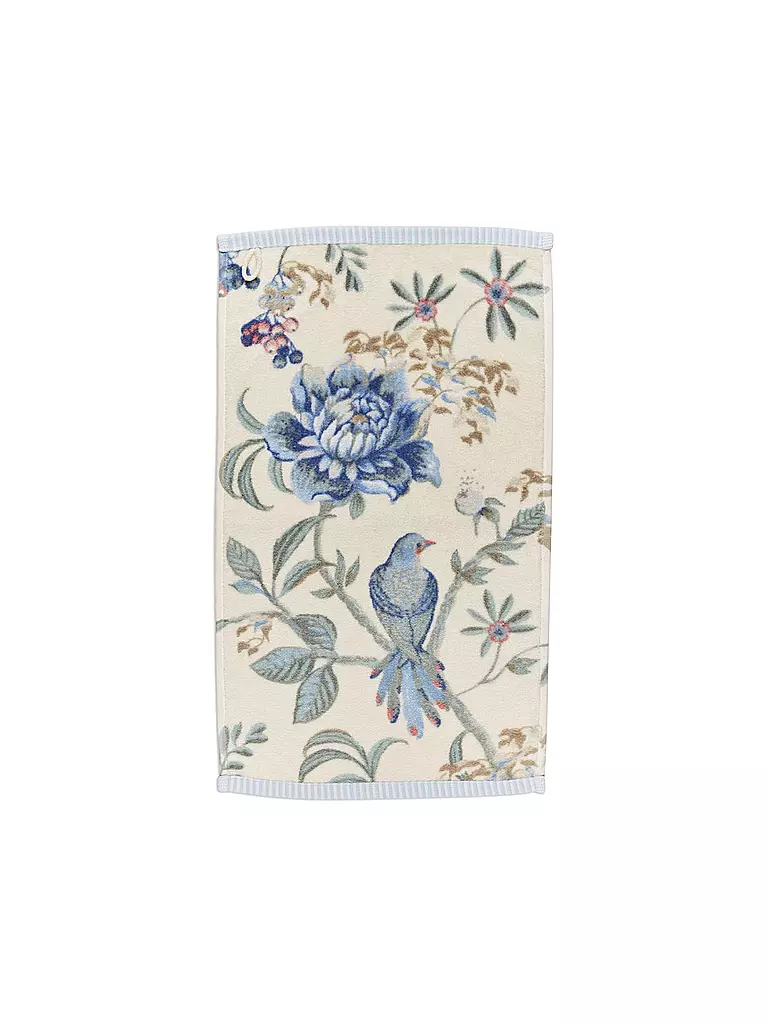 PIP STUDIO | Gant de toilette 30x50cm SECRET GARDEN Blanc-Bleu | weiss