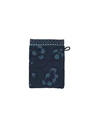 PIP STUDIO | Gant de toilette JASMIN JACQUARD 16x22cm Vert | Bleu foncé