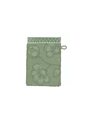 PIP STUDIO | Gant de toilette JASMIN JACQUARD 16x22cm Vert | Vert