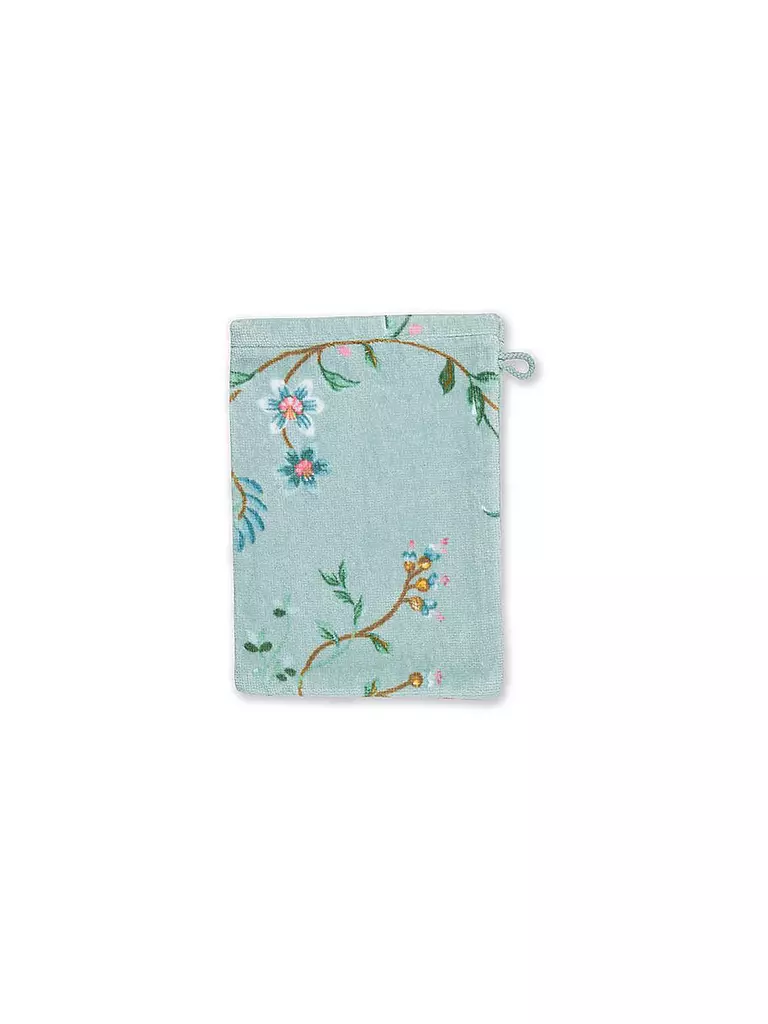 PIP STUDIO | Gant de toilette LES FLEURS 16x22cm Bleu | hellblau