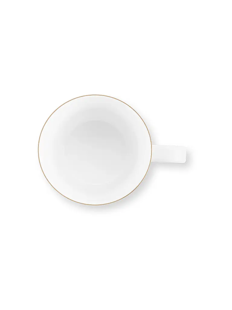 PIP STUDIO | Grand mug à anse LOVE BIRDS MEDALLION Vert foncé | dunkelgrün