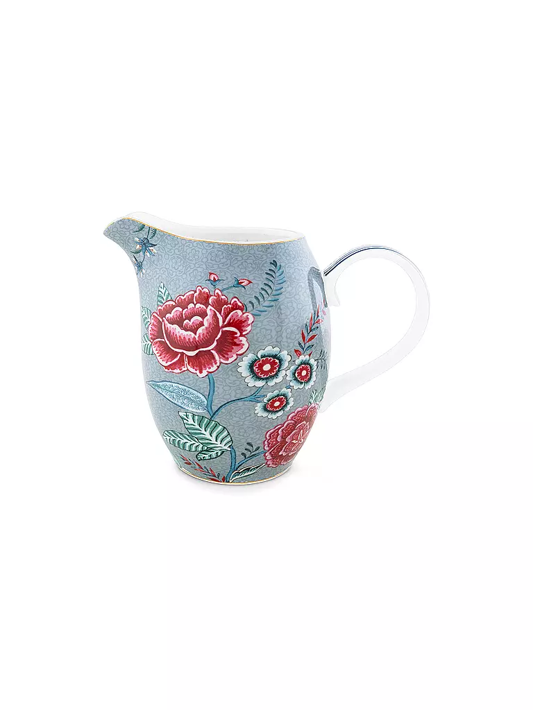 PIP STUDIO | Grand pichet 950mk FLOWER FESTIVAL Bleu clair | Bleu clair