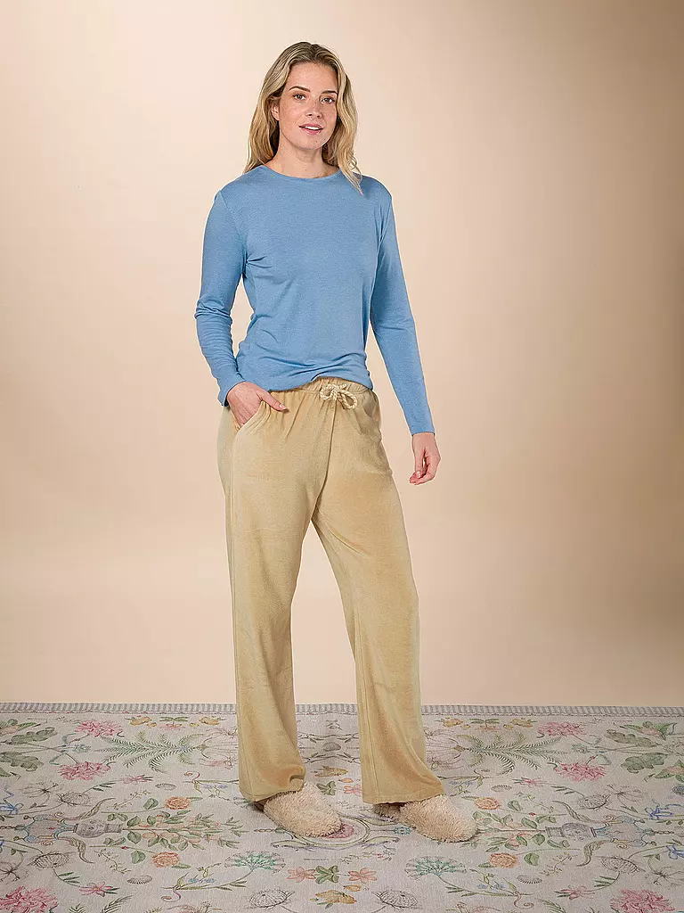 PIP STUDIO | Loungewear Langarmshirt TOM | Bleu clair