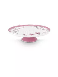 PIP STUDIO | Mini présentoir à gâteau 21cm JOLIE DOTS Or/Rose | Blanc