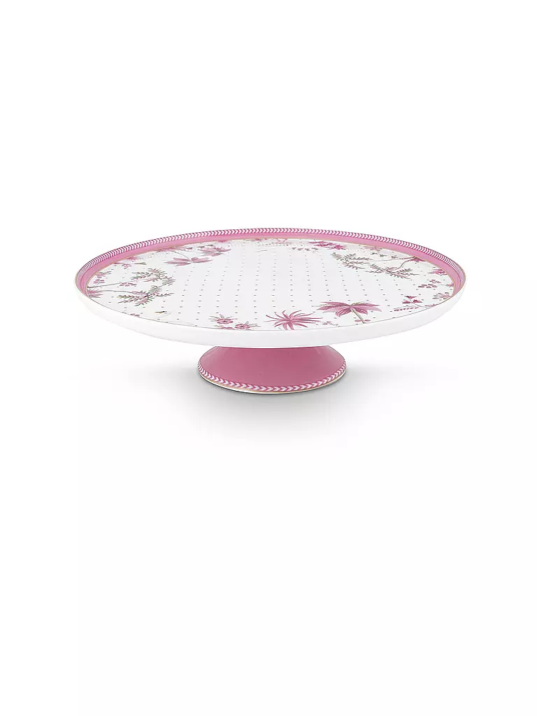 PIP STUDIO | Mini présentoir à gâteau 21cm JOLIE DOTS Or/Rose | weiss