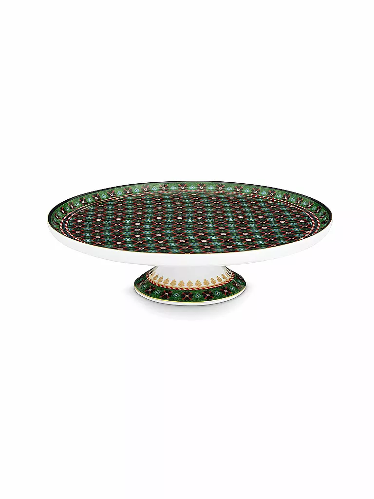 PIP STUDIO | Mini présentoir à gâteau BERRY BLUES 21cm Clover Green | Vert foncé