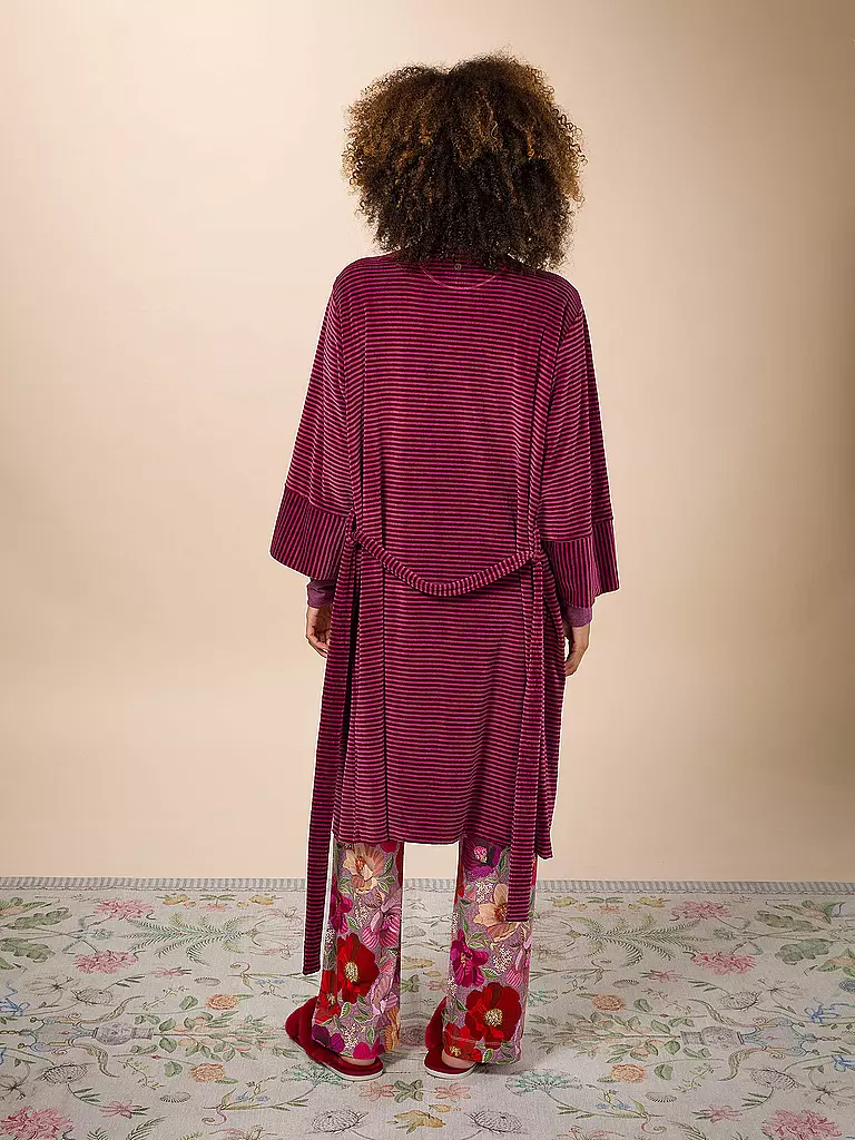 PIP STUDIO | Morgenmantel NAOMI VELVET LITTLE SUMO STRIPE | Baie
