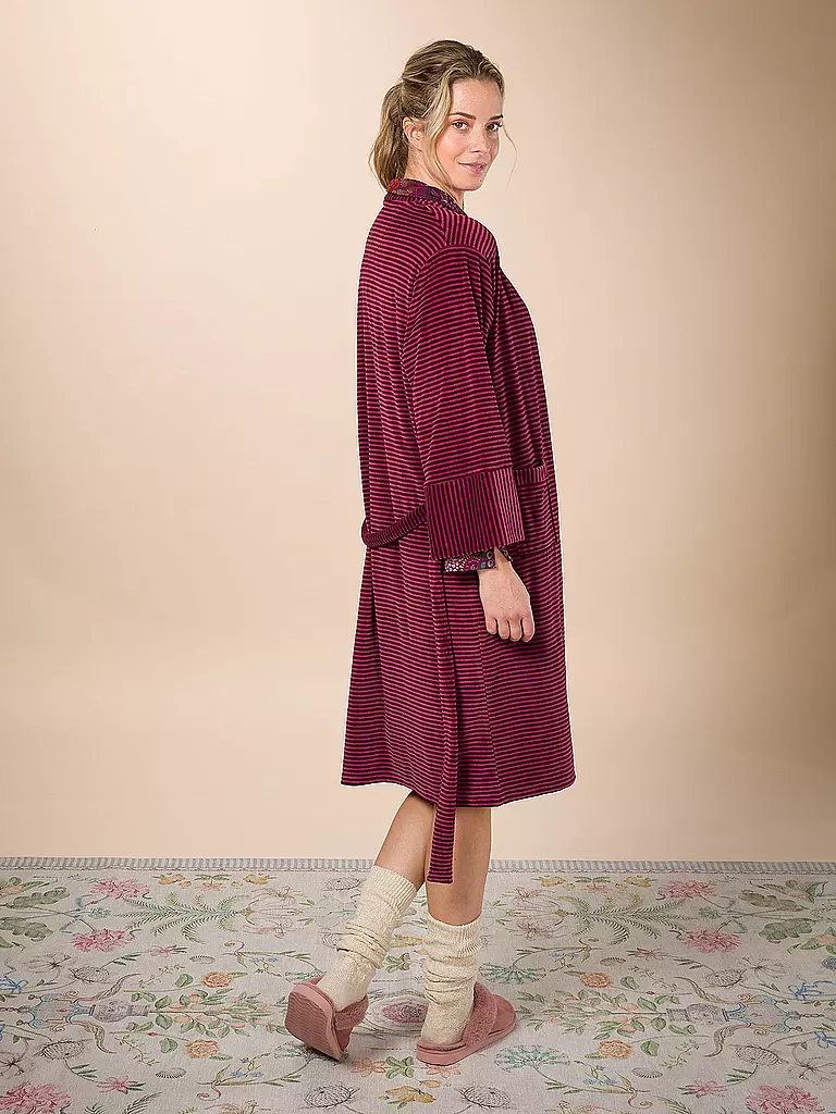 PIP STUDIO | Morgenmantel NAOMI VELVET LITTLE SUMO STRIPE | Baie