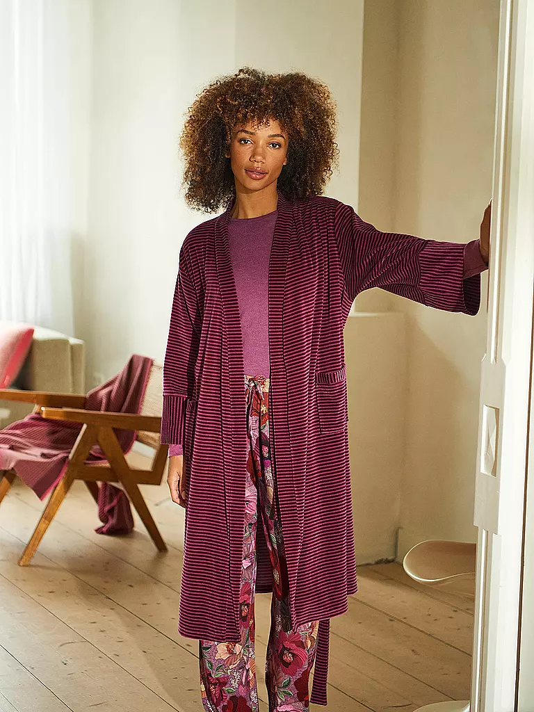 PIP STUDIO | Morgenmantel NAOMI VELVET LITTLE SUMO STRIPE | Baie