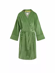 PIP STUDIO | Morgenmantel NAOMI VELVET | Vert