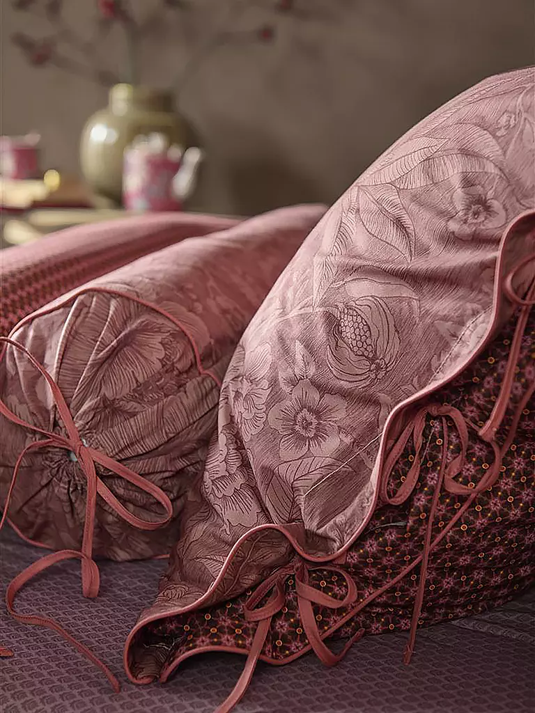 PIP STUDIO | Parure de lit en percale 70x90cm/140x200cm CASA DEI FIORI Terra | 