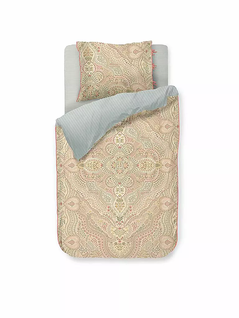PIP STUDIO | Parure de lit en percale ALFOMBRA 70x90cm/140x200cm Sable | Beige