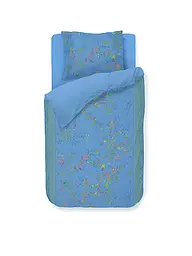 PIP STUDIO | Parure de lit en percale BUSTANI 70x90cm/140x200cm Blanc | Bleu clair