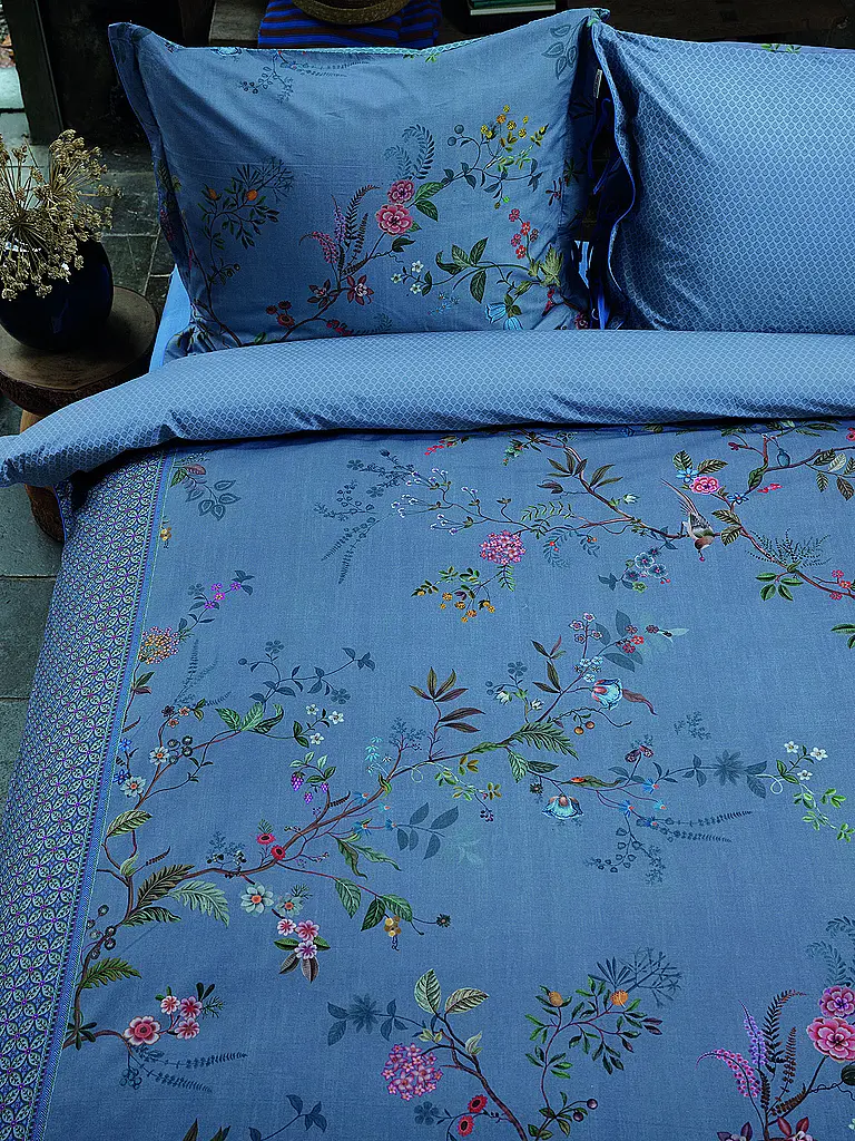 PIP STUDIO | Parure de lit en percale BUSTANI 70x90cm/140x200cm Blue | 