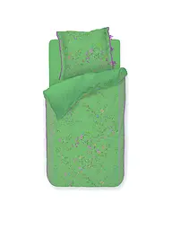 PIP STUDIO | Parure de lit en percale BUSTANI 70x90cm/140x200cm Blanc | Vert foncé