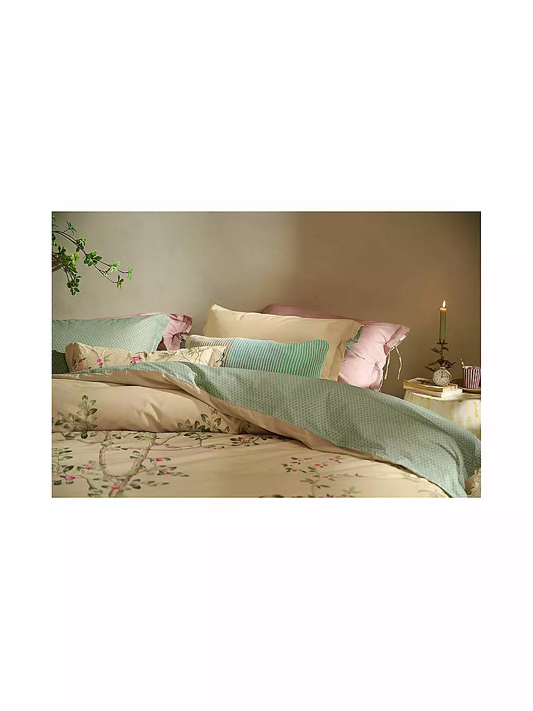 PIP STUDIO | Parure de lit en percale FATA MORGANA 70x90cm/140x200cm Sable | 