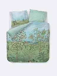 PIP STUDIO | Parure de lit en percale LA CAMPAGNA 2x 70x90cm/200x200cm Vert | Vert